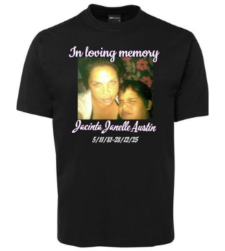 Jacinta's T-Shirt - Adult Sizes